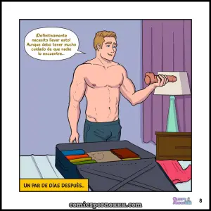 Las Salvajes Aventuras Sexuales de mi Hijo #7 - Página 8