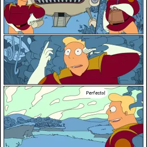Zapp Brannigan and the Misterious Omicronian (Futurama Gay) - Página 4