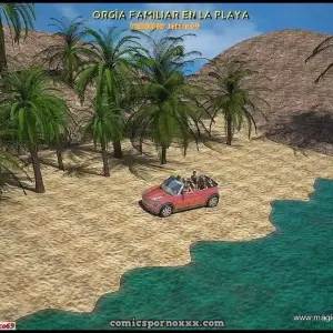 Orgía Familiar en la Playa - Página 1