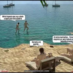Orgía Familiar en la Playa - Página 4