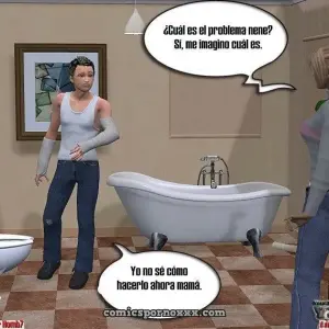 Nadia y su Hijo Jimmy (3D Incesto) - Página 5