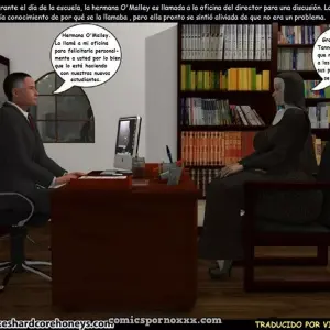 The Tutor #1 (Monja Follada por Negros Polla Grande) - Página 2