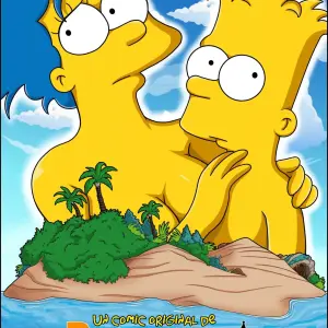 Marge y Bart Simpson Culean en una Isla Paraiso - Página 1