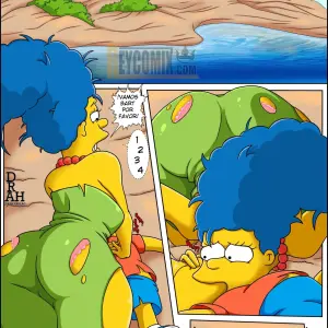 Marge y Bart Simpson Culean en una Isla Paraiso - Página 2