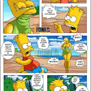 Marge y Bart Simpson Culean en una Isla Paraiso - Página 6