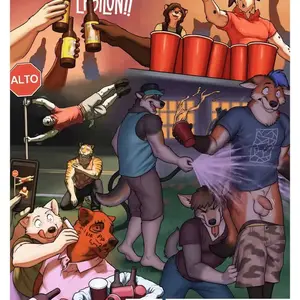 Liquid Courage Furry Yaoi (Meesh) - Página 5