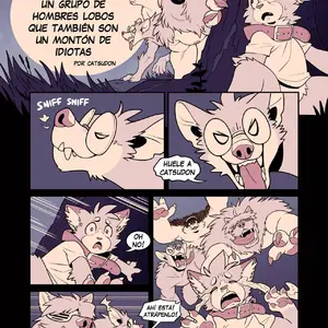 Catsudon Gets Gangbanged In The Woods By Werewolves Who Are Also A Bunch Of Dorks - Página 1