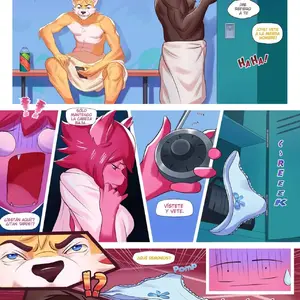 Gym Buddies Furry Yaoi (Caustic Crayon’s) - Página 2