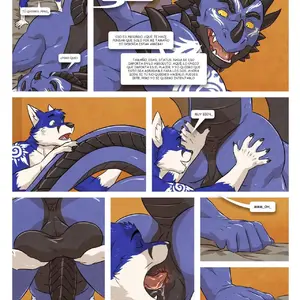 Black And Blue Ii Furry Yaoi - Página 7