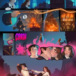Harry And Hermione In The Room Of Requirements - Página 1