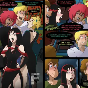 Fred And Shaggy Party With The Hex Girls (Hermit Moth) - Página 1